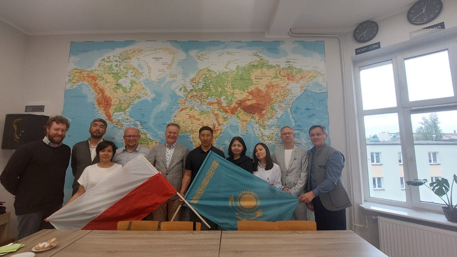 Goście z Instytutu Nauk Przyrodniczych i Geografii Uniwersytetu im. Abaja w Ałmatach