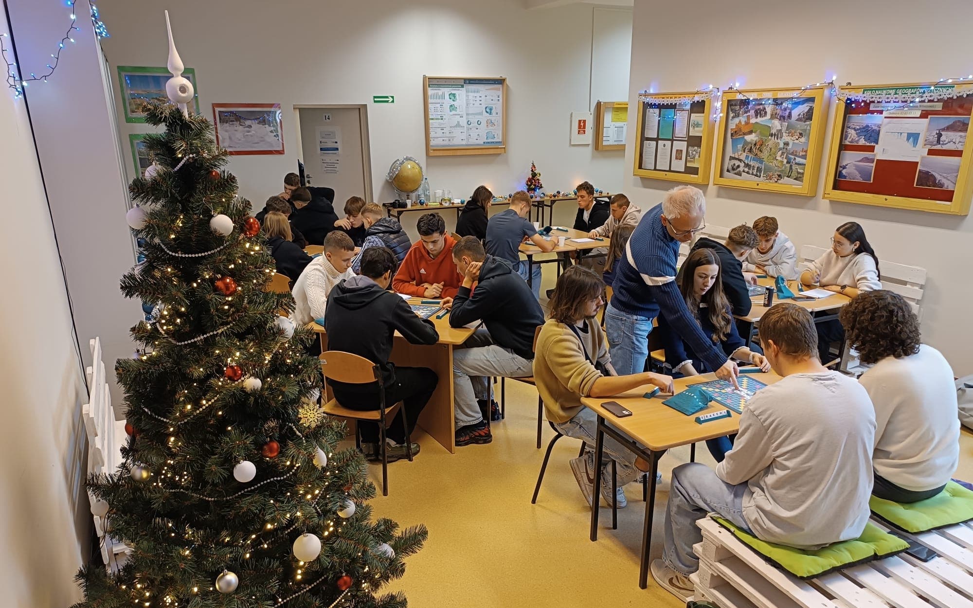 Mikołajkowe scrabble geograficzne