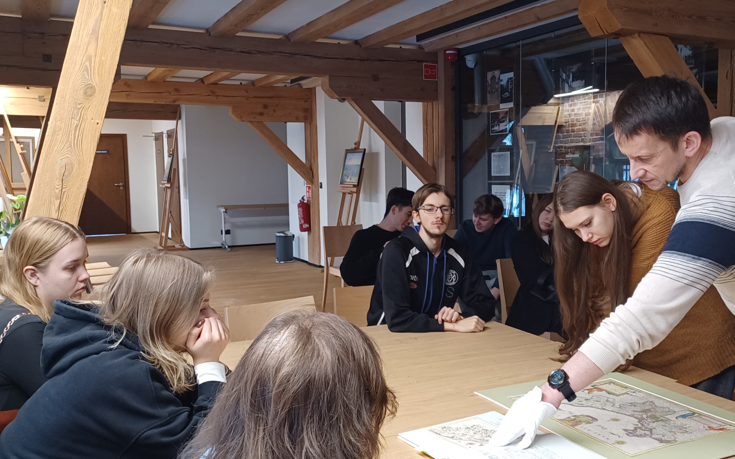 Studenci II roku Turystyki i rekreacji w Czerwonym Spichlerzu